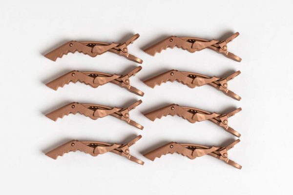 Glide Rosegold Gorilla Clips 8pk