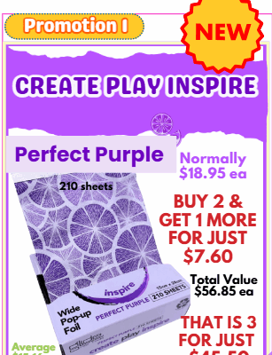 NEW Purple foil