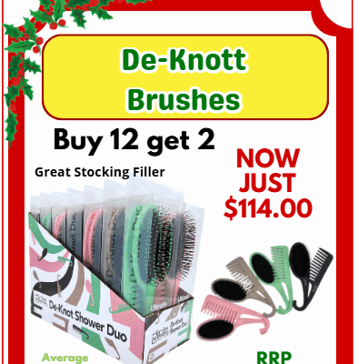 De-Knott Brushes Buy 12 get 2