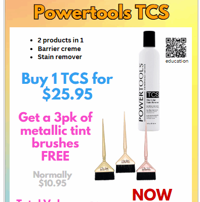 Powertools TCS + 3 Metallic Brushes