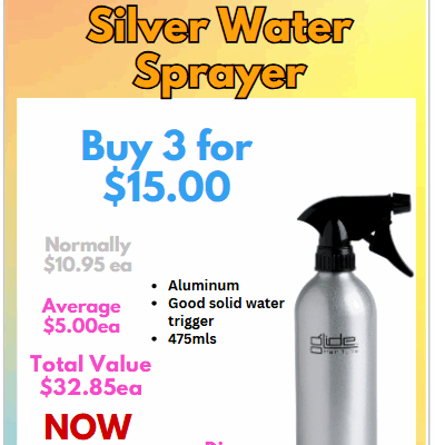 Silver Water Sprayer